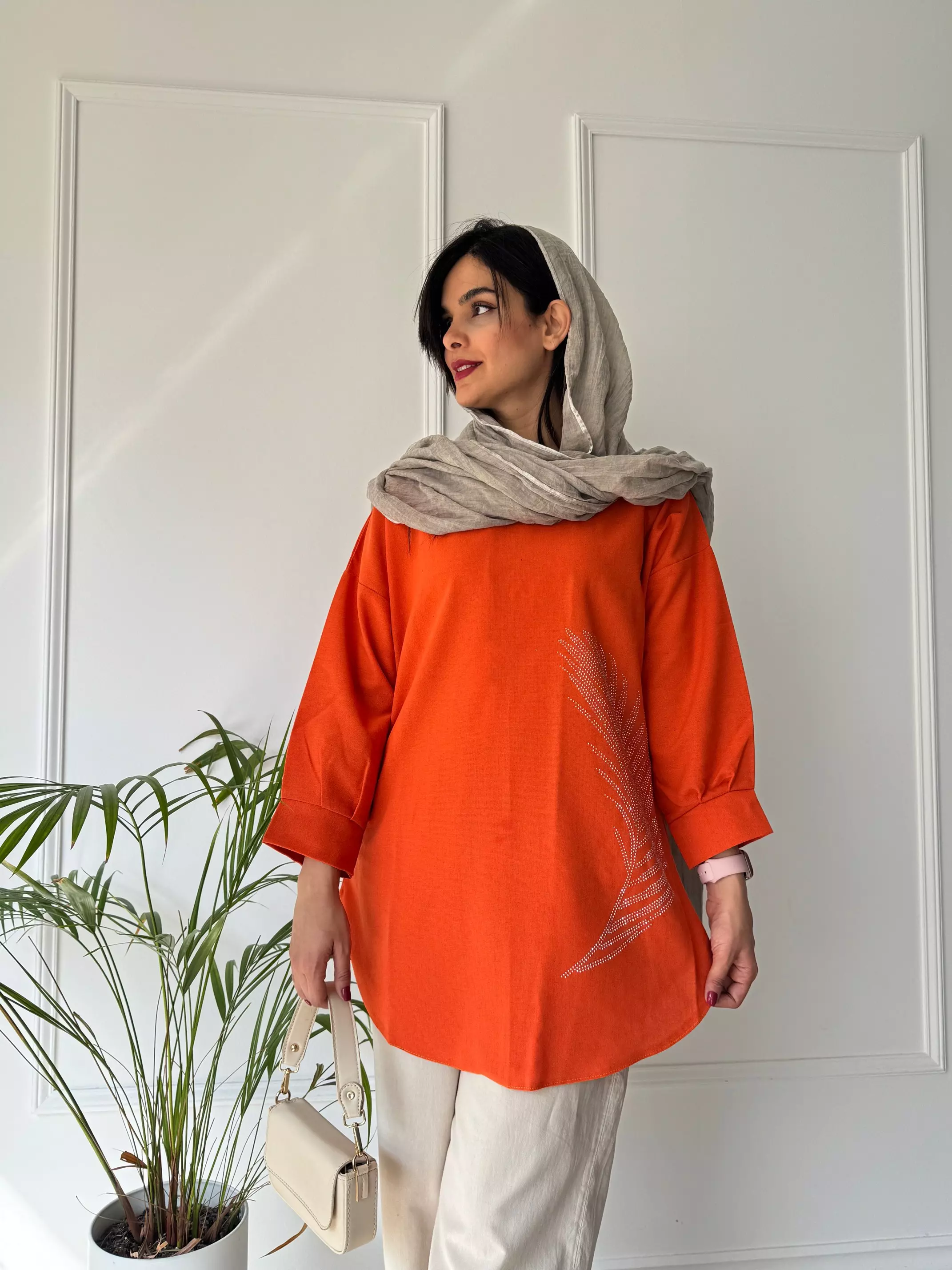 مانتو تونیکی برگ